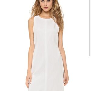 Rag & Bone White Halter Sleeveless Midi Dress